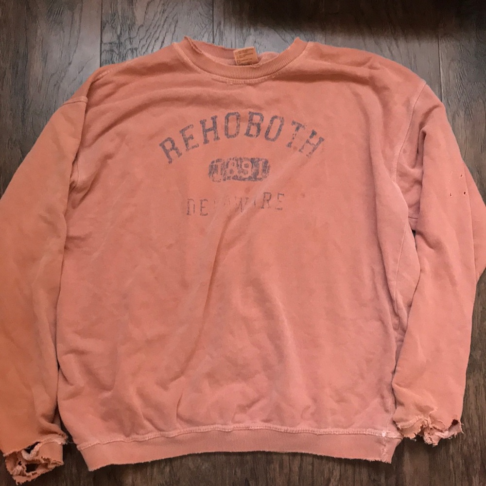 Vintage destroyed crew neck